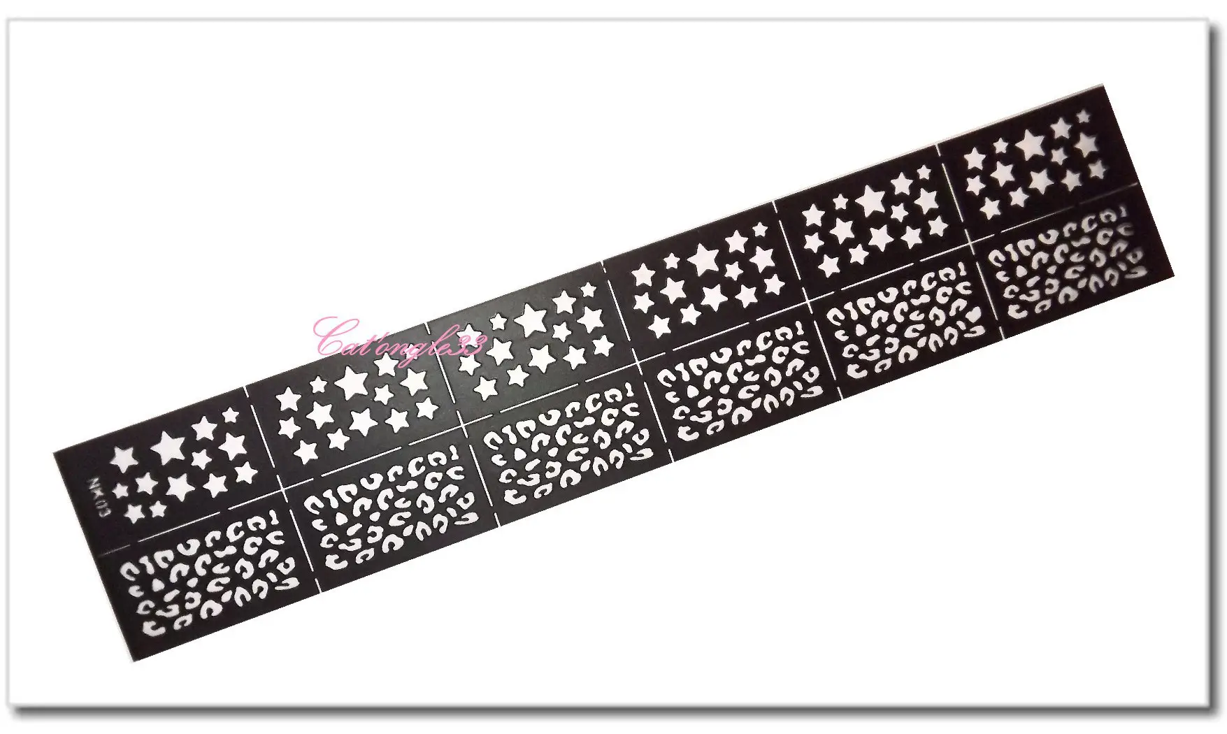 Pochoir auto-collant nail art NK03