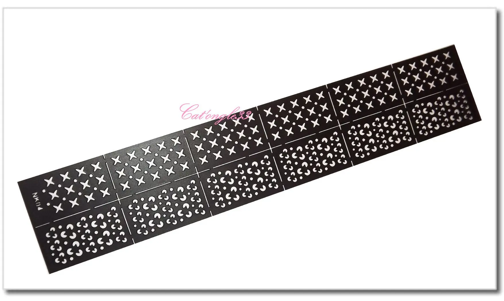 Pochoir auto-collant nail art NK04