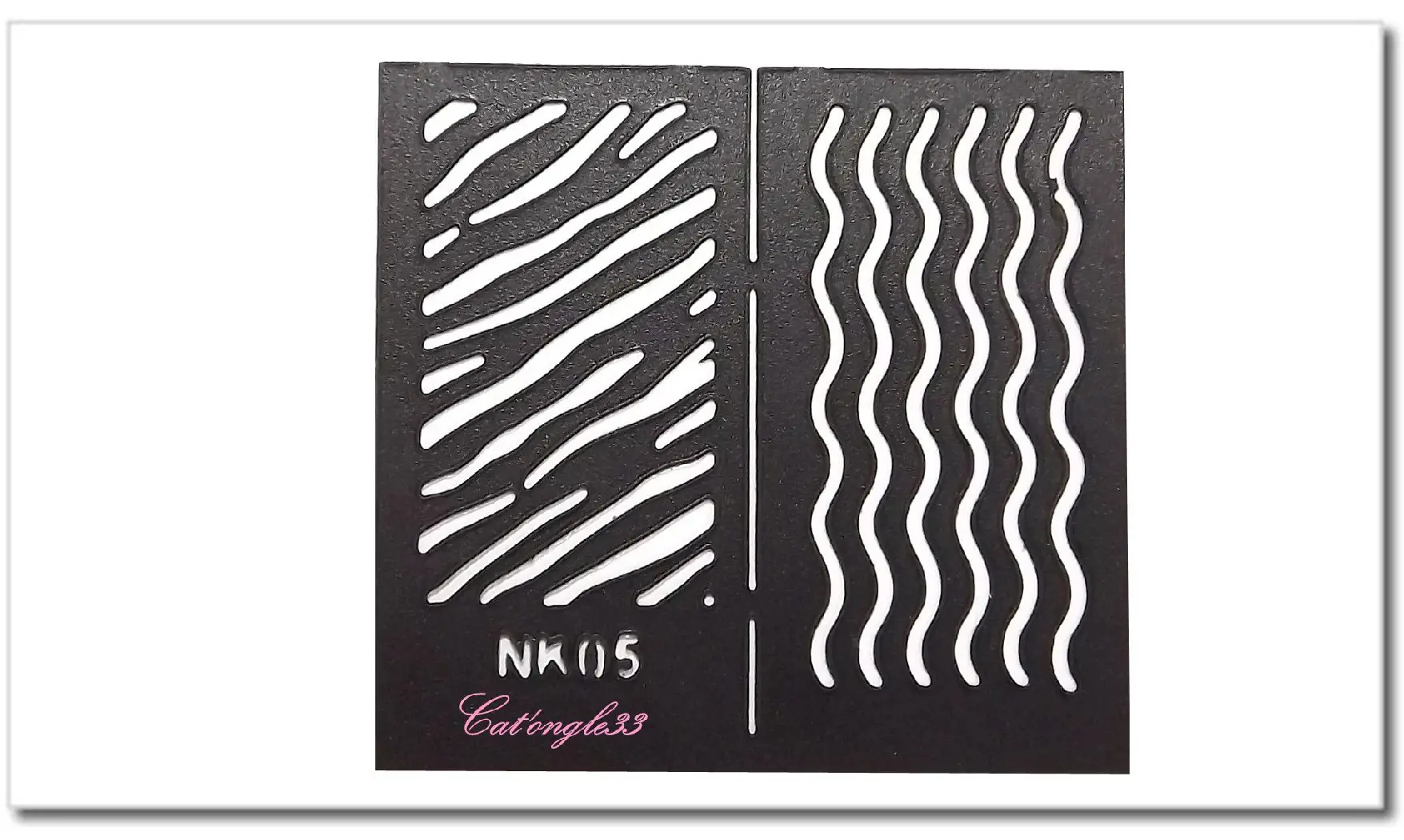 Pochoir auto-collant nail art NK05