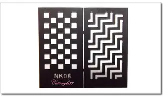 Pochoir auto-collant nail art NK06
