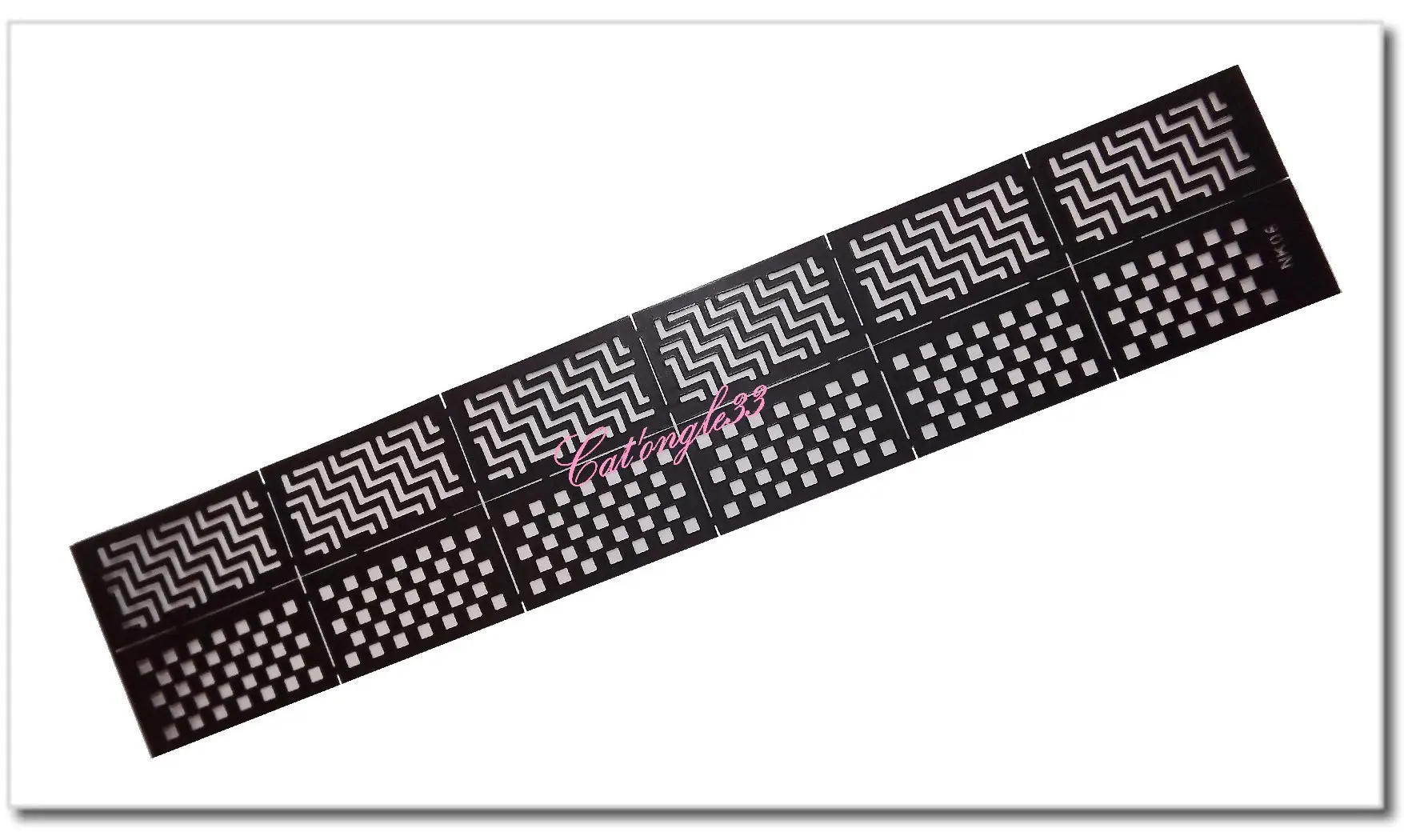Pochoir auto-collant nail art NK06