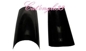 Capsules tips french noire