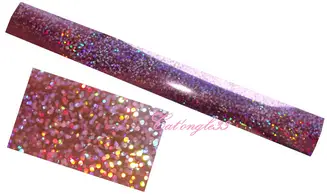 Foils paillette rose nail art 20 cm