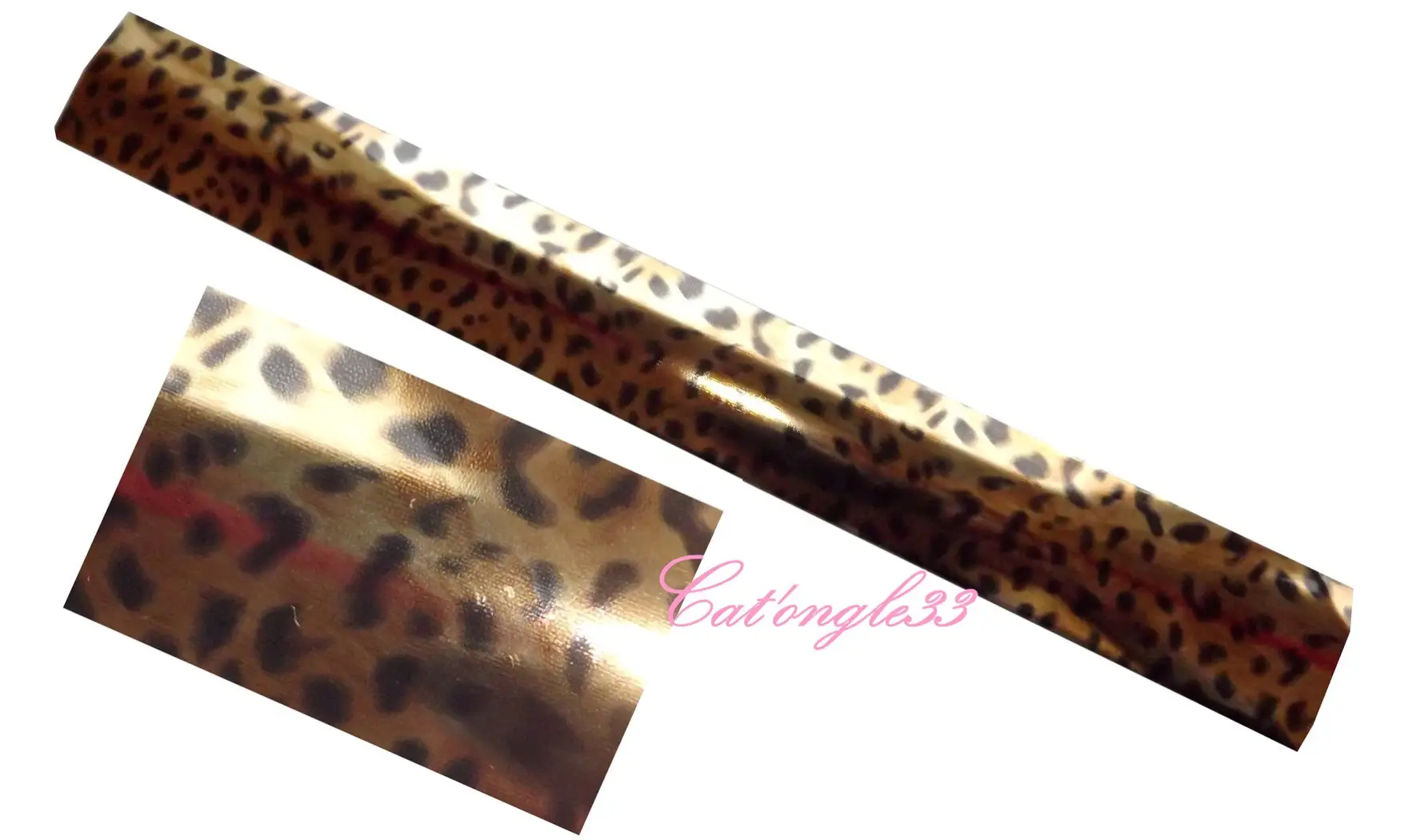 Foils panthére or nail art 20 cm