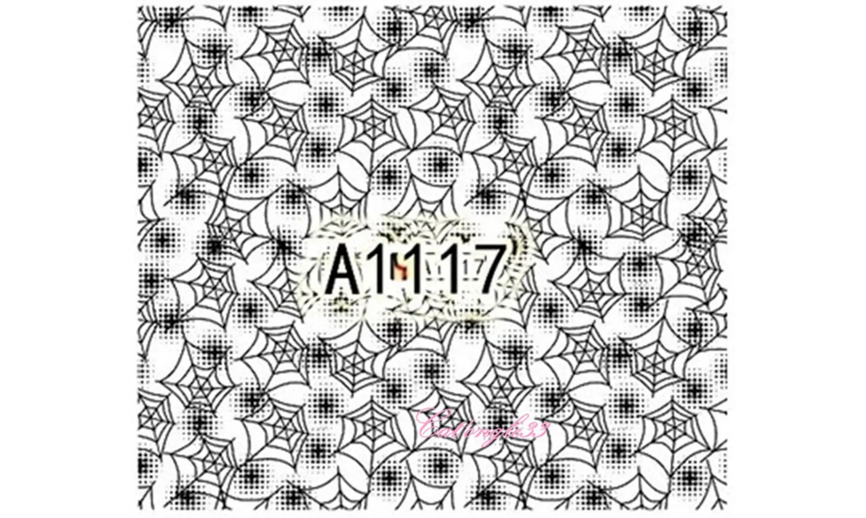 Water decal Halloween toile A1117