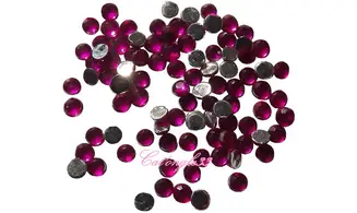 Strass rond fuchsia 1,5mm