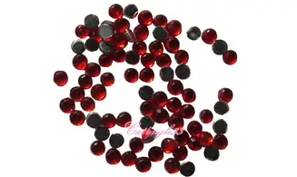 Strass rond rouge 1,5mm