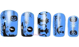 Water decal Halloween chat A1119