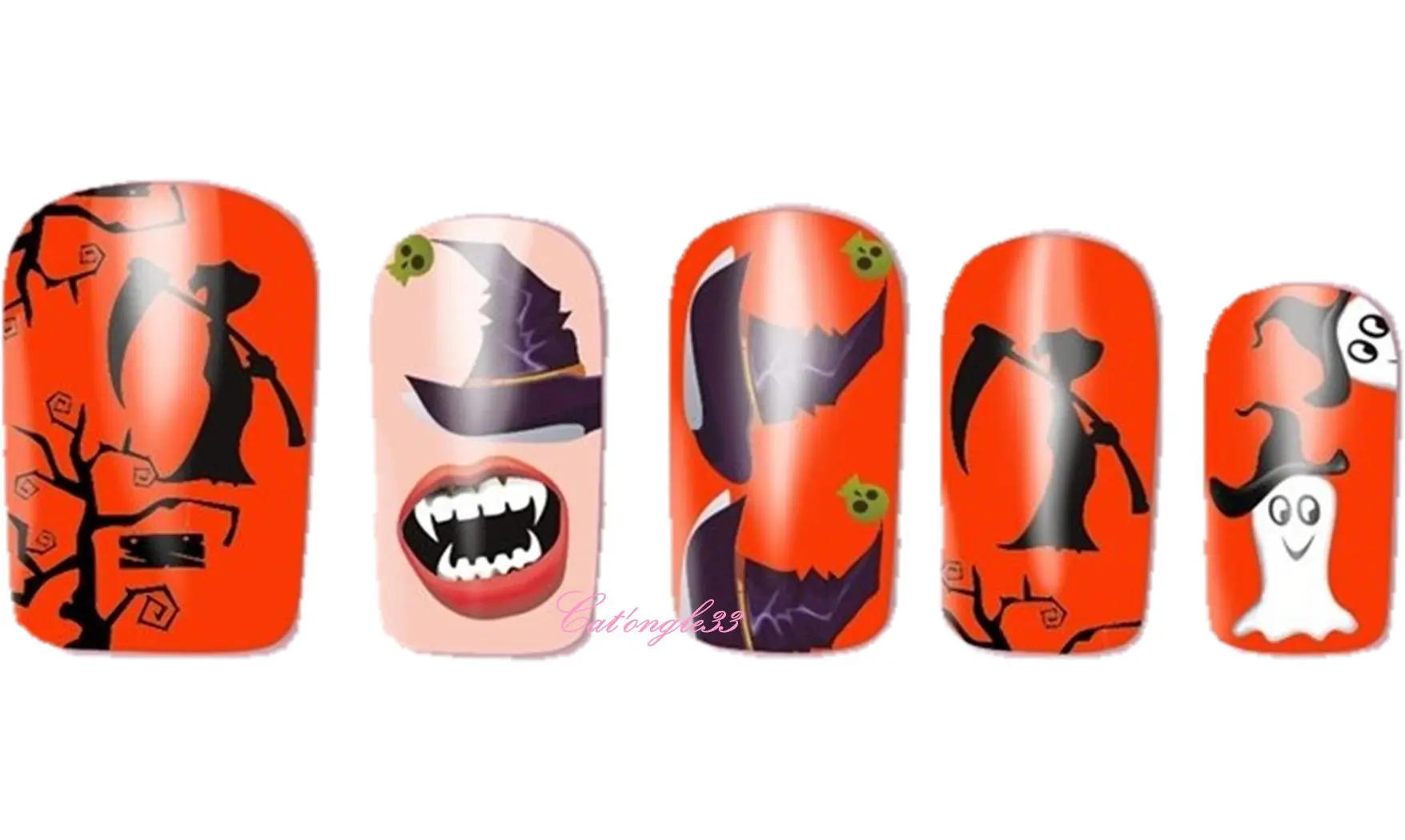 Water decal Halloween dent vampire A1120