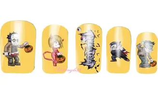 Water decal Halloween diablesse A1122
