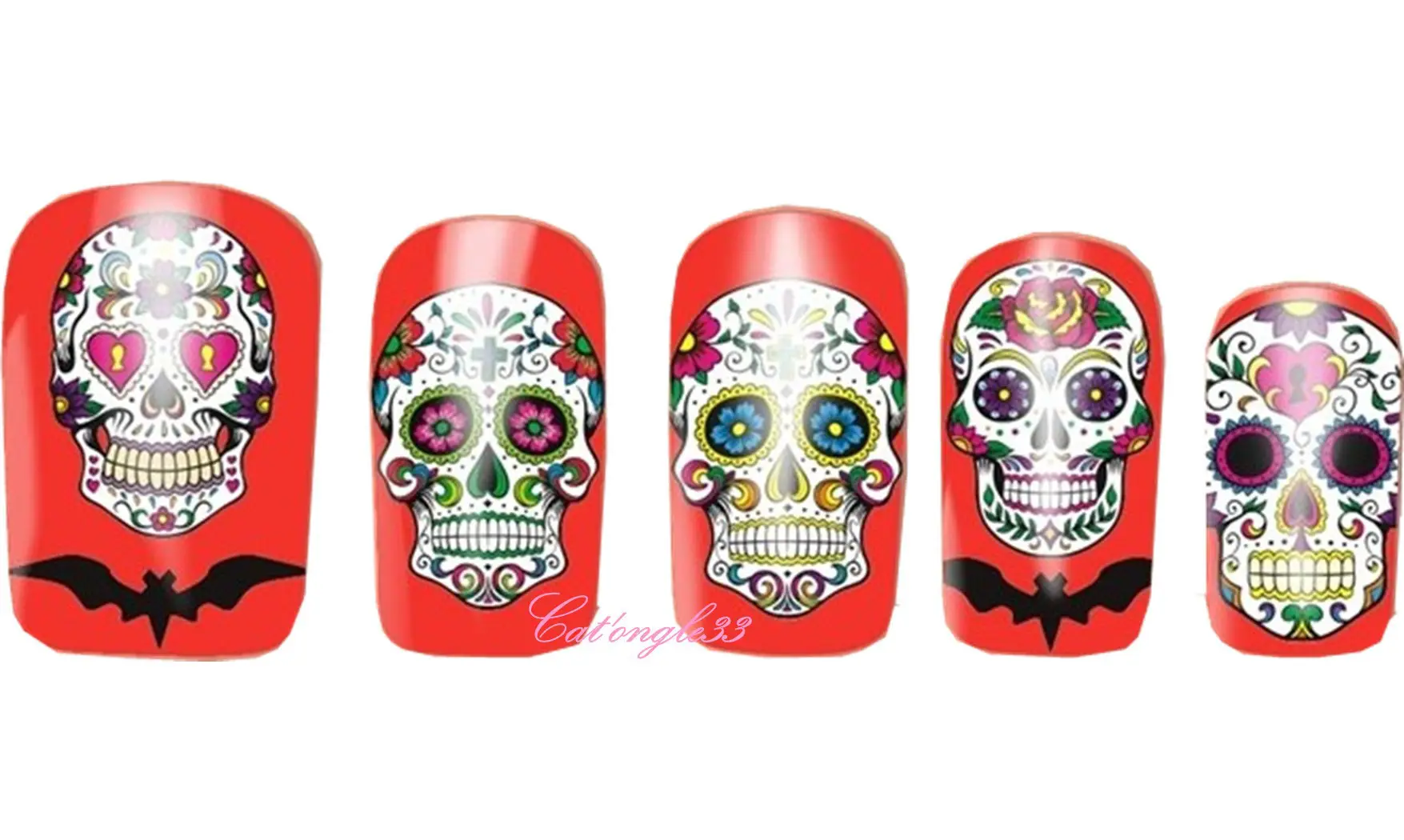 Water decal Halloween mexique A1123