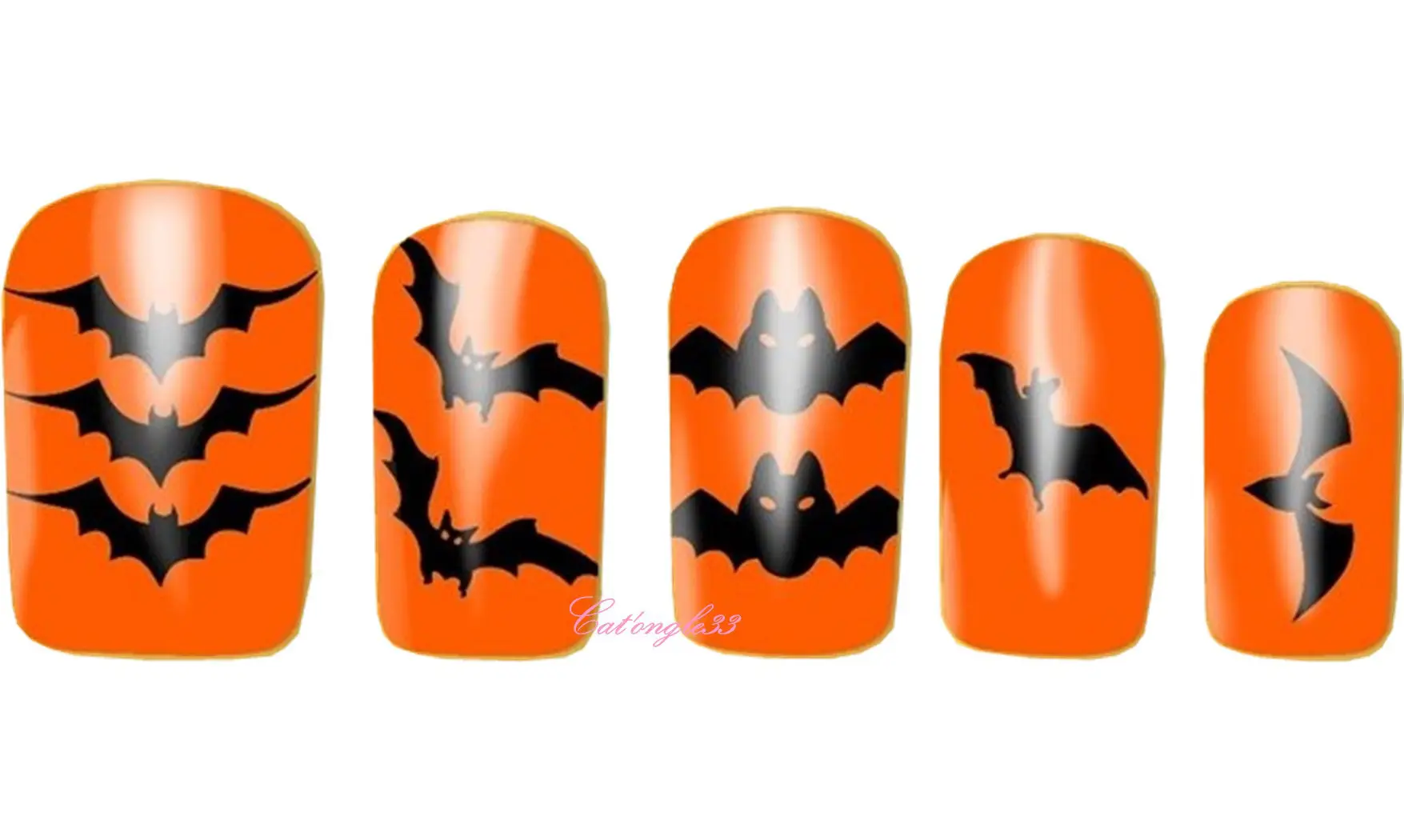 Water decal Halloween chauve sourisA1127