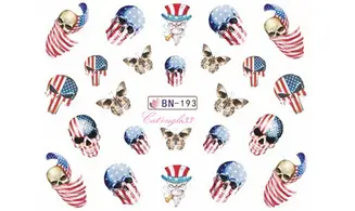 Water decal Halloween américain BN-193