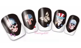 Water decal Halloween américain BN-193