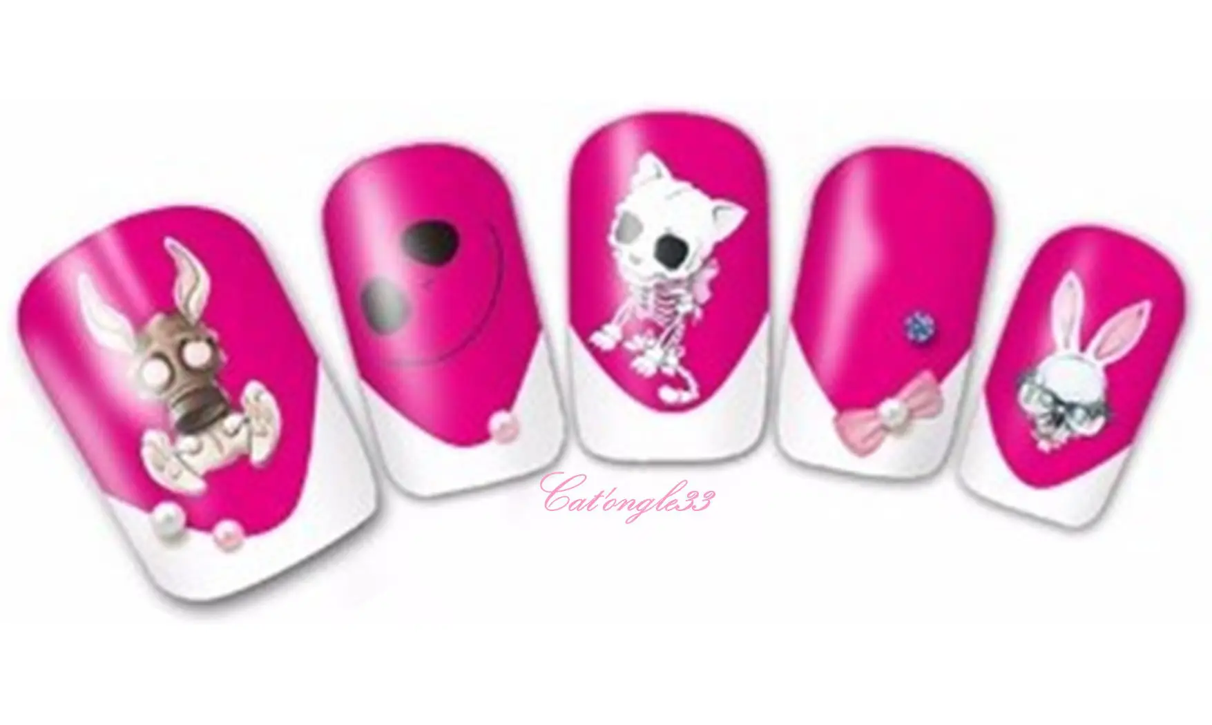 Water decal Halloween tête BN-194