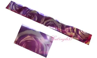 Foils rose violette nail art 20 cm