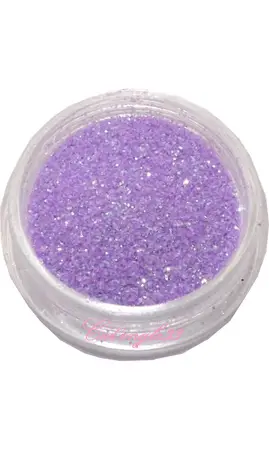 Paillettes fines parme nail art