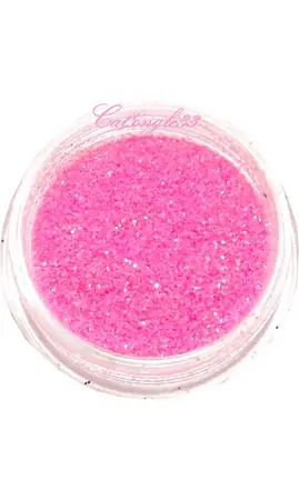 Paillettes fines néon rose nail art