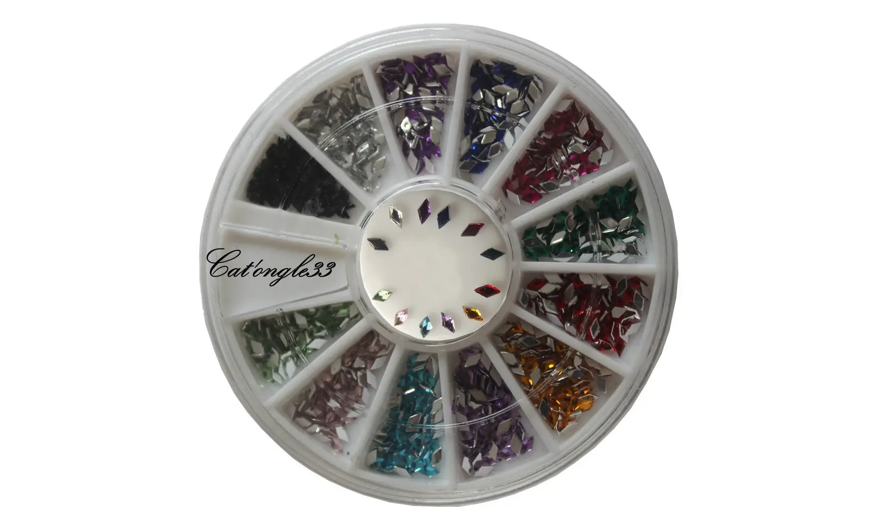Carrousel strass losange