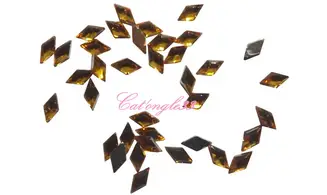 Strass losange jaune