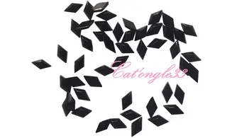Strass losange noir