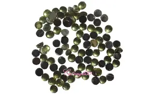 Strass rond vert mousse 2mm