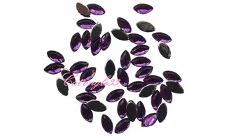 Strass olive violet 4/2 mm