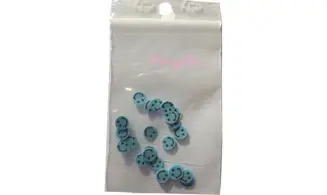 Sachet de fimo smiley bleu