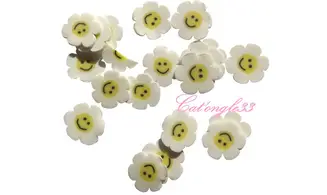 Sachet de fimo smiley marguerite