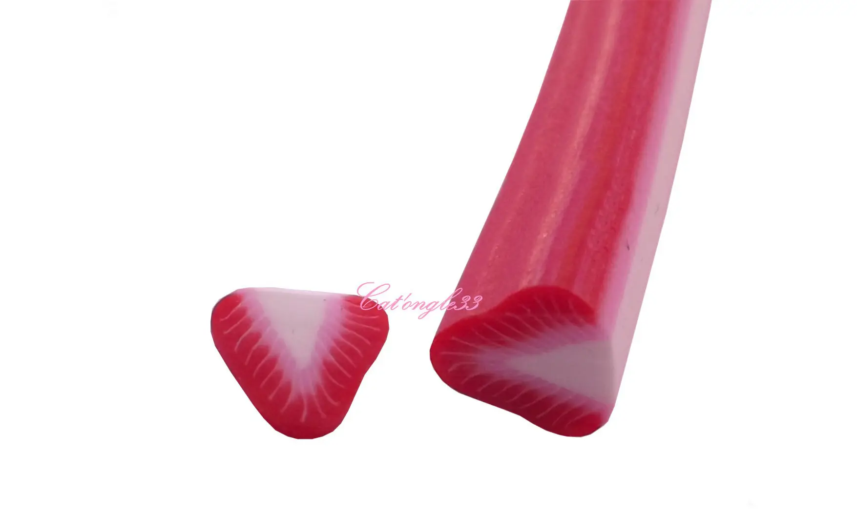 Baton fimo fraise