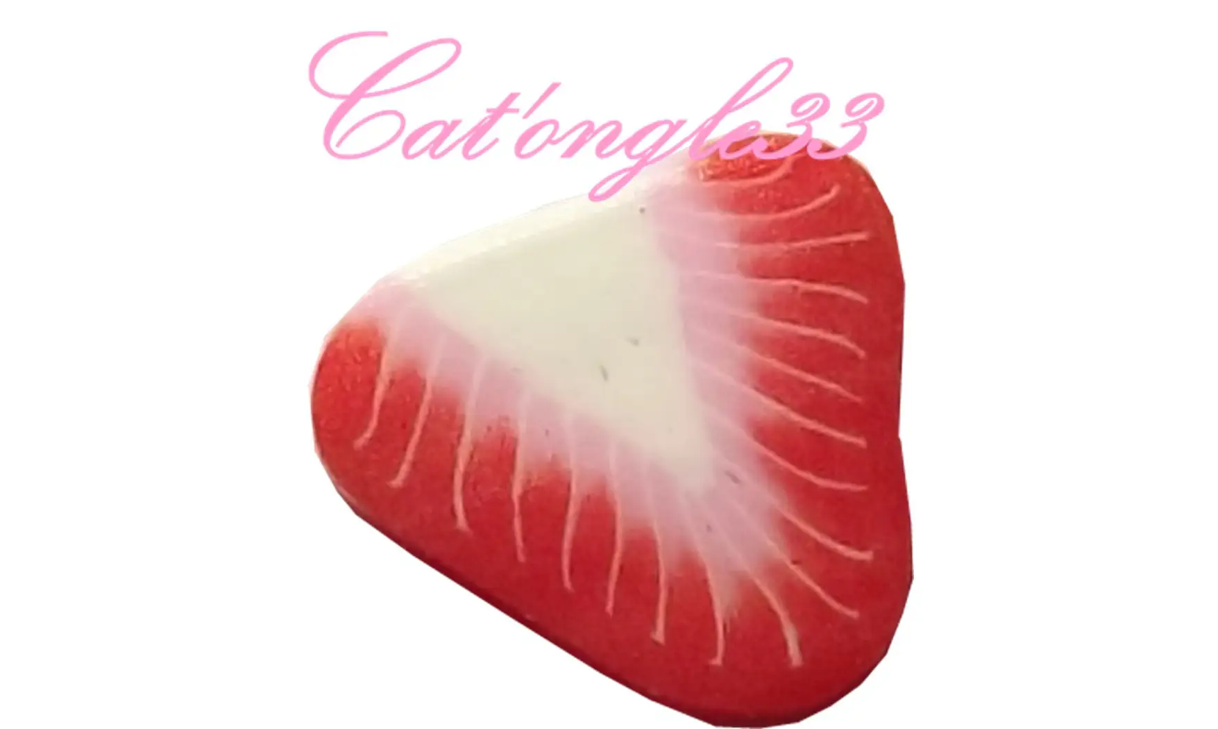 Baton fimo fraise