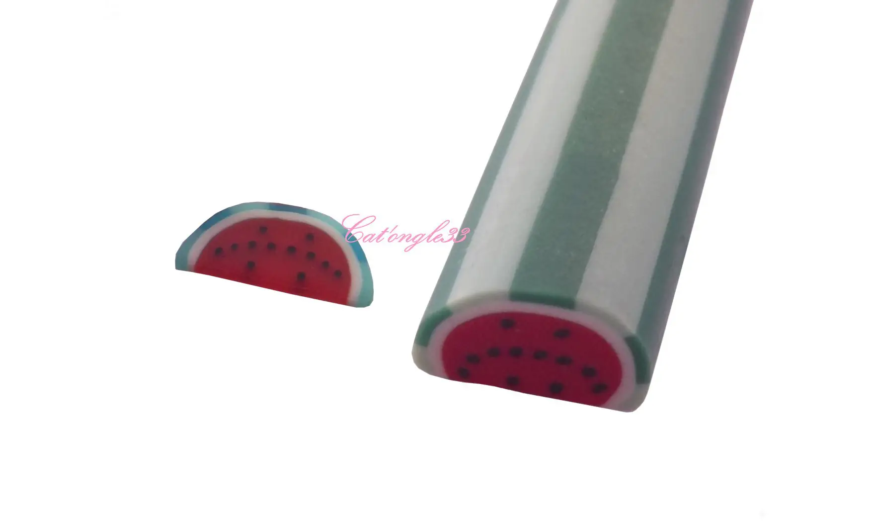 Baton fimo 1/2 pastéque