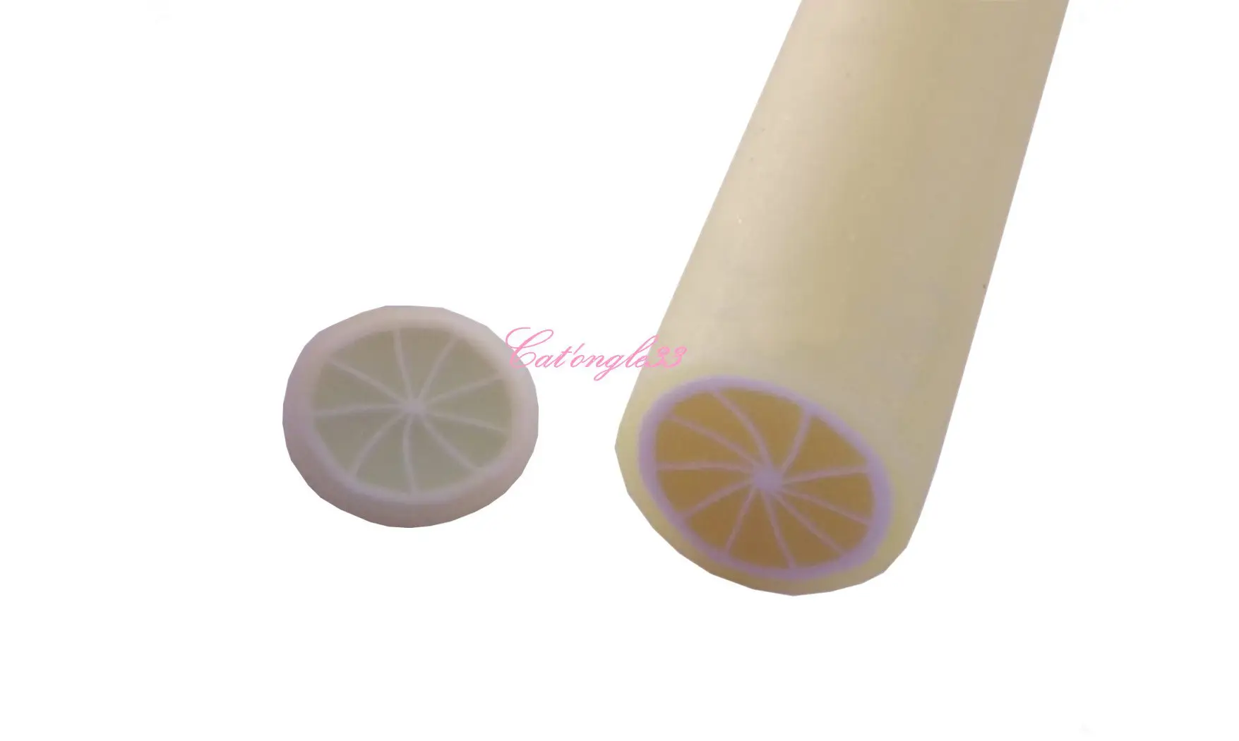 Baton fimo citron jaune