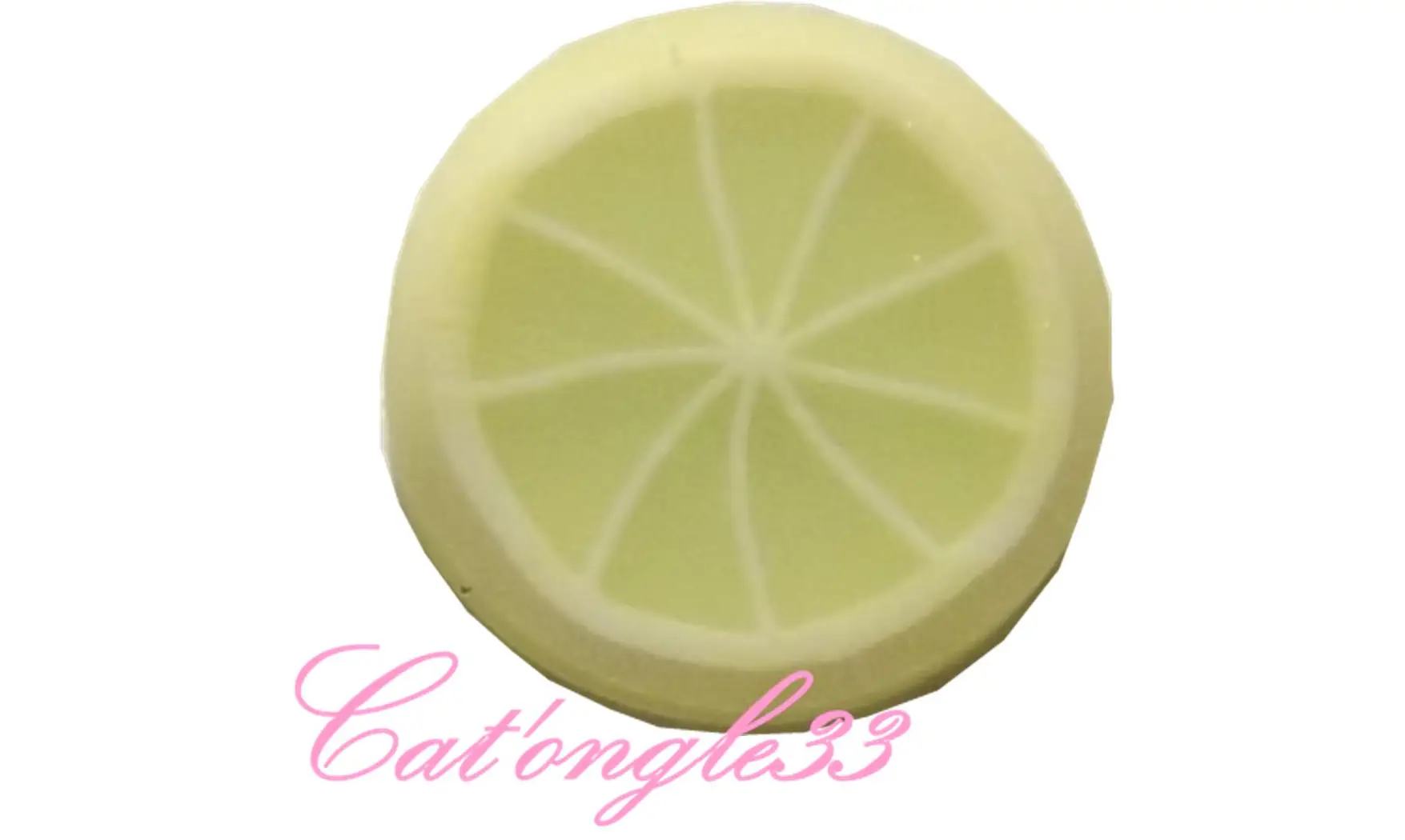 Baton fimo citron jaune