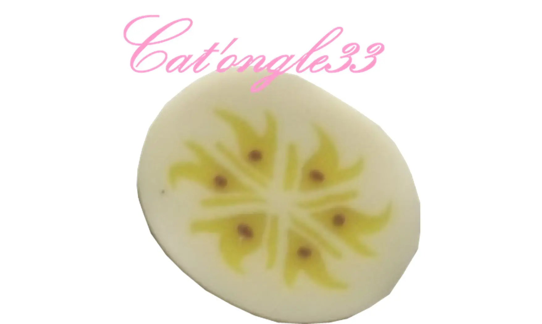 Baton fimo banane jaune