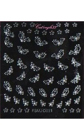 Stickers blanc brillant FSMJ-D031