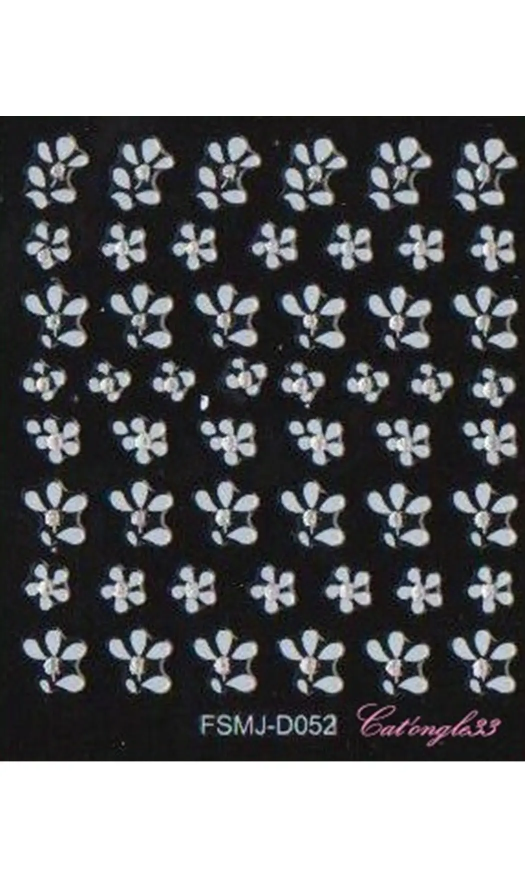 Stickers blanc brillant FSMJ-D052