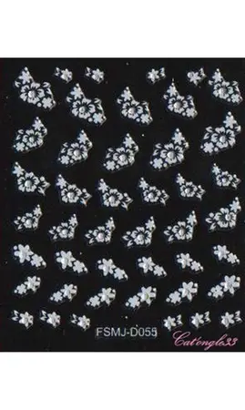Stickers blanc brillant FSMJ-D055