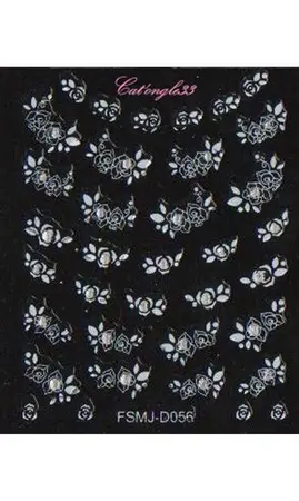 Stickers blanc brillant FSMJ-D056
