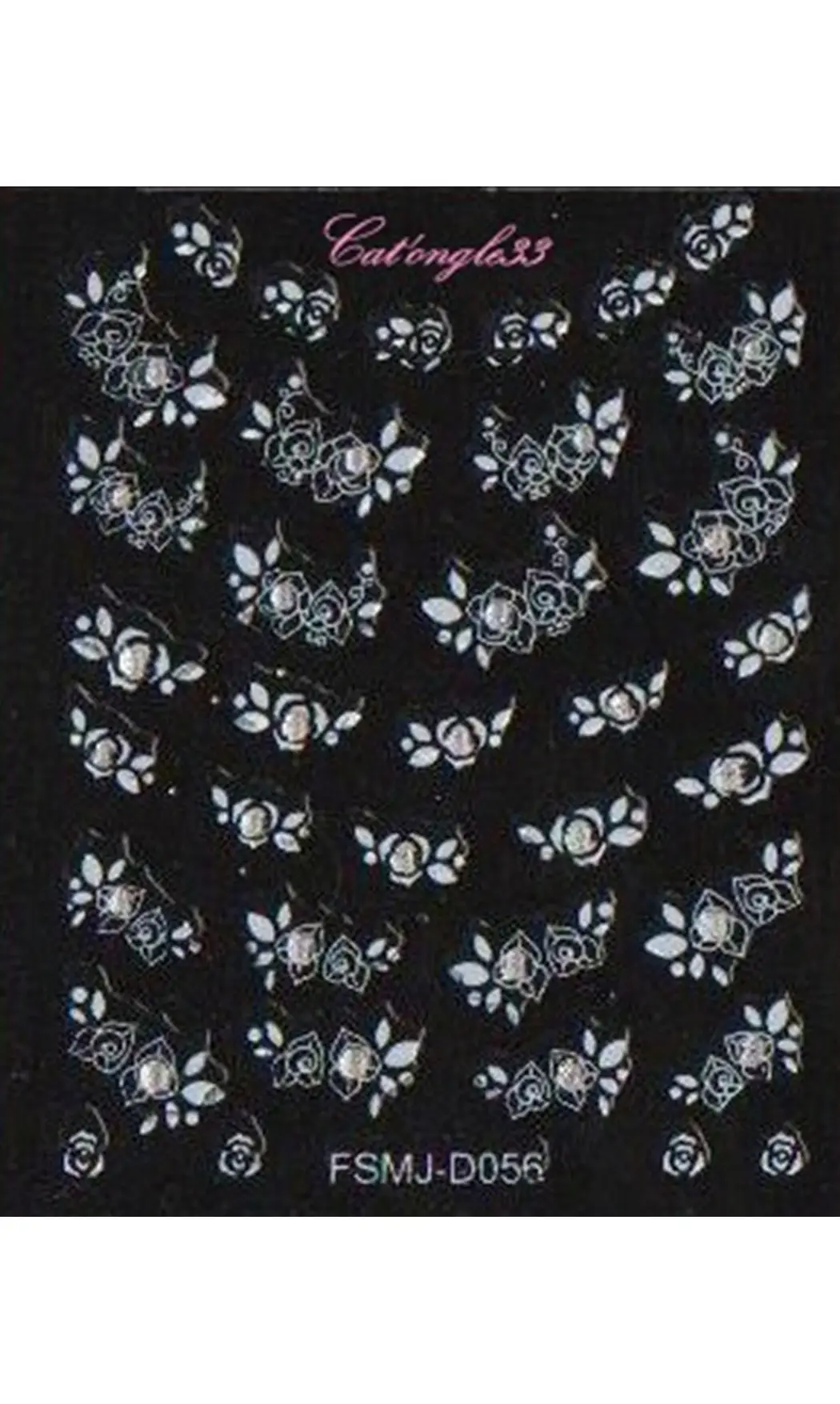 Stickers blanc brillant FSMJ-D056