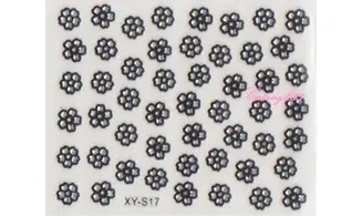 Stickers noir/argent XY-S17
