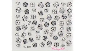 Stickers noir/argent XY-S19