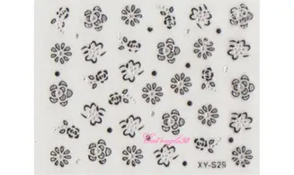 Stickers noir/argent XY-S29