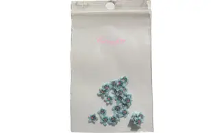 Sachet de fimo étoile de mer bleu