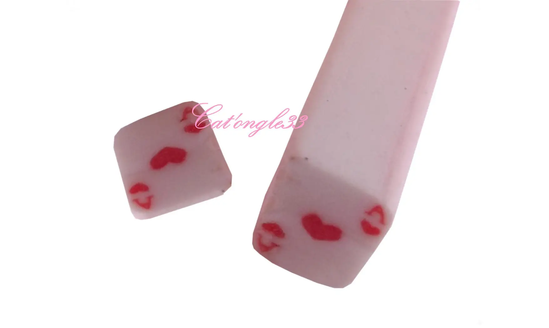 Baton fimo divers as de coeur