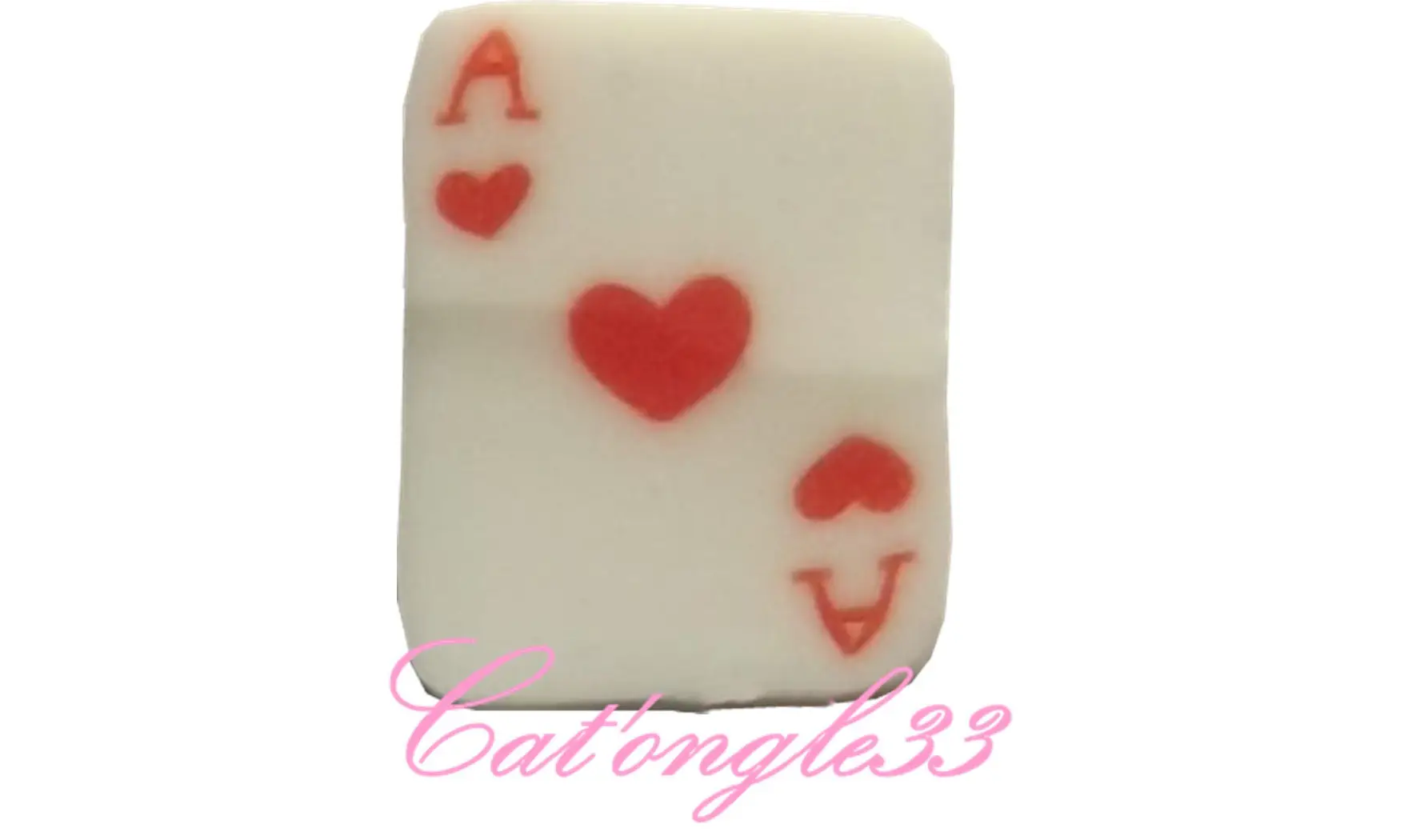 Sachet de fimo divers as de coeur