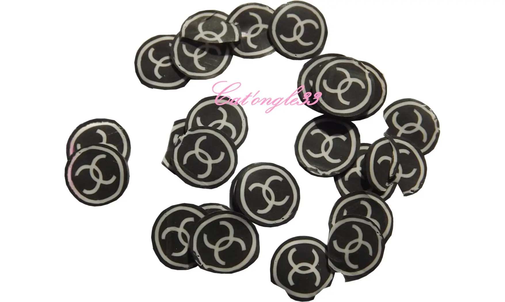 Sachet de fimo divers CC noir