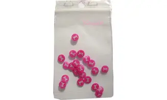 Sachet de fimo divers CC rose