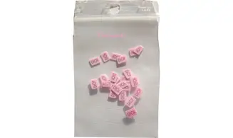 Sachet de fimo divers D rose