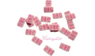 Sachet de fimo divers DG rose
